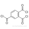 Tricloruro de benceno-1,2,4-tricarbonilo CAS 3867-55-8